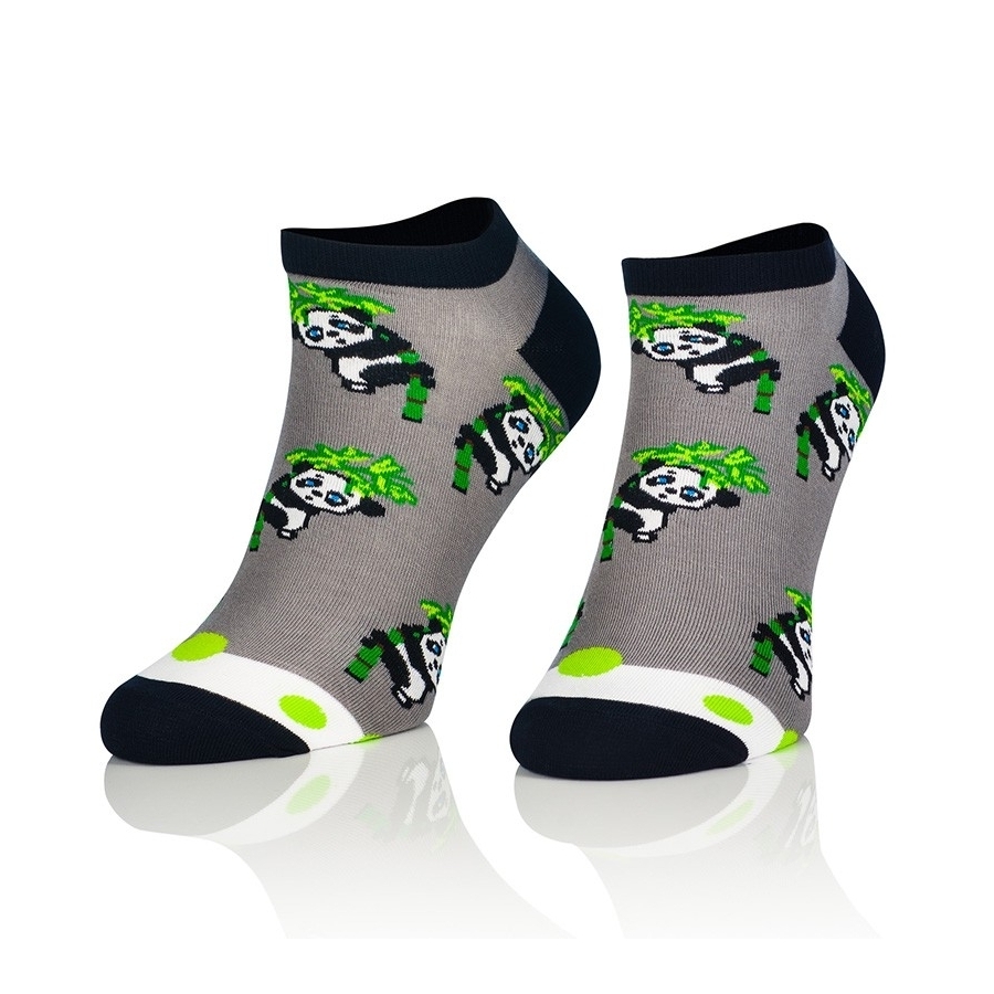 Intenso kotníkové veselé ponožky Pandy