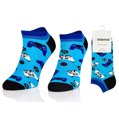 Intenso kotníkové veselé dámské ponožky Gamer