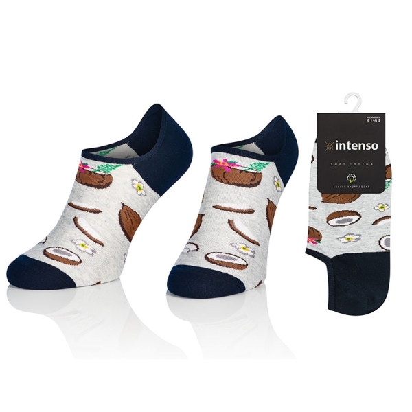 MICRO STOPKI INTENSO SOFT COTTON Z APLIKACJĄ SILIKONOWĄ W PIĘCIE ART. 037 KOL:031