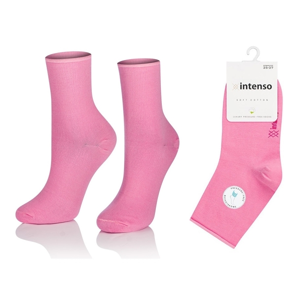 SKARPETKI BEZUCISKOWE DAMSKIE BAWEŁNA ART. 020 KOL:018