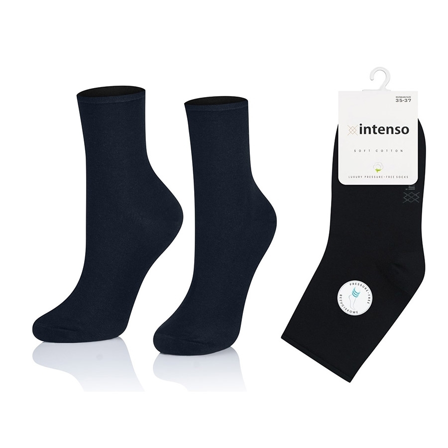 SKARPETKI BEZUCISKOWE DAMSKIE BAWEŁNA ART. 020 KOL:008