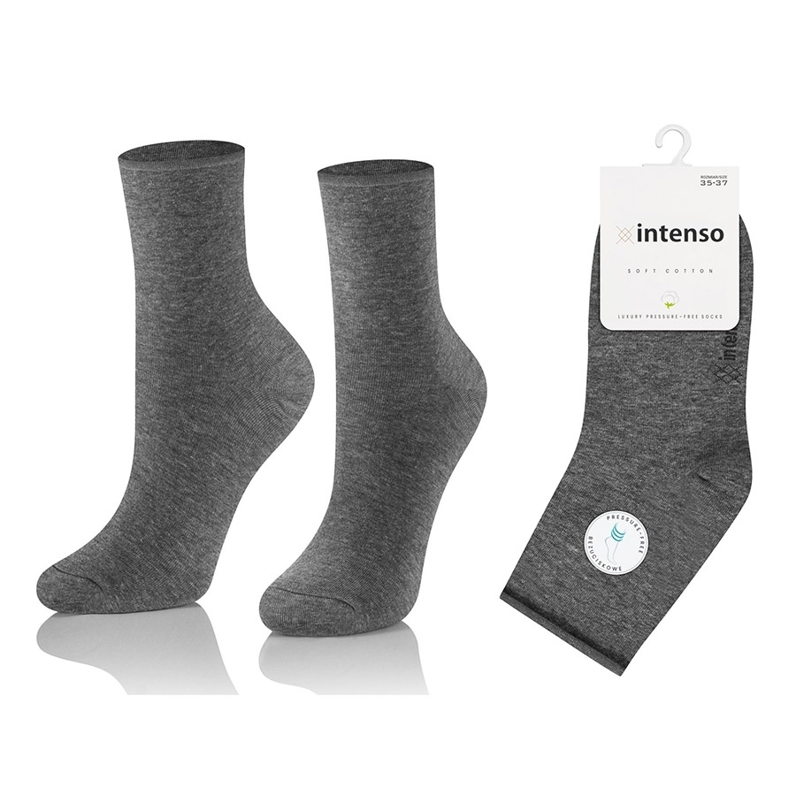 SKARPETKI BEZUCISKOWE DAMSKIE BAWEŁNA ART. 020 KOL:017