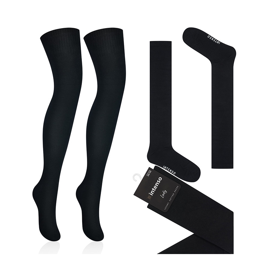 Zakolanówki damskie bawełniane Intenso ART. 426 wz. 008