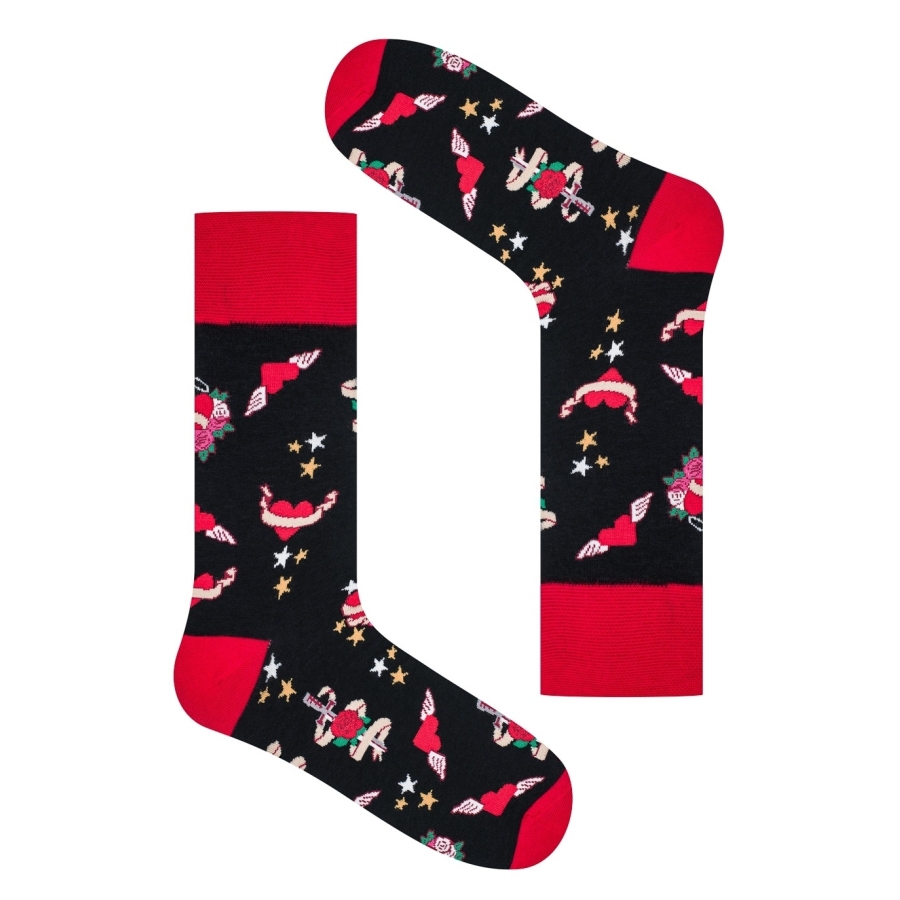 Skarpetki walentynkowe męskie ART. 0488 wz. Miecze