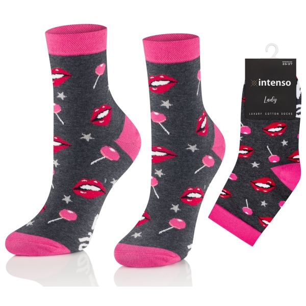 Skarpetki damskie we wzory Art. 0433 wz001