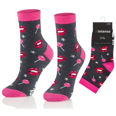 Skarpetki damskie we wzory Art. 0433 wz001