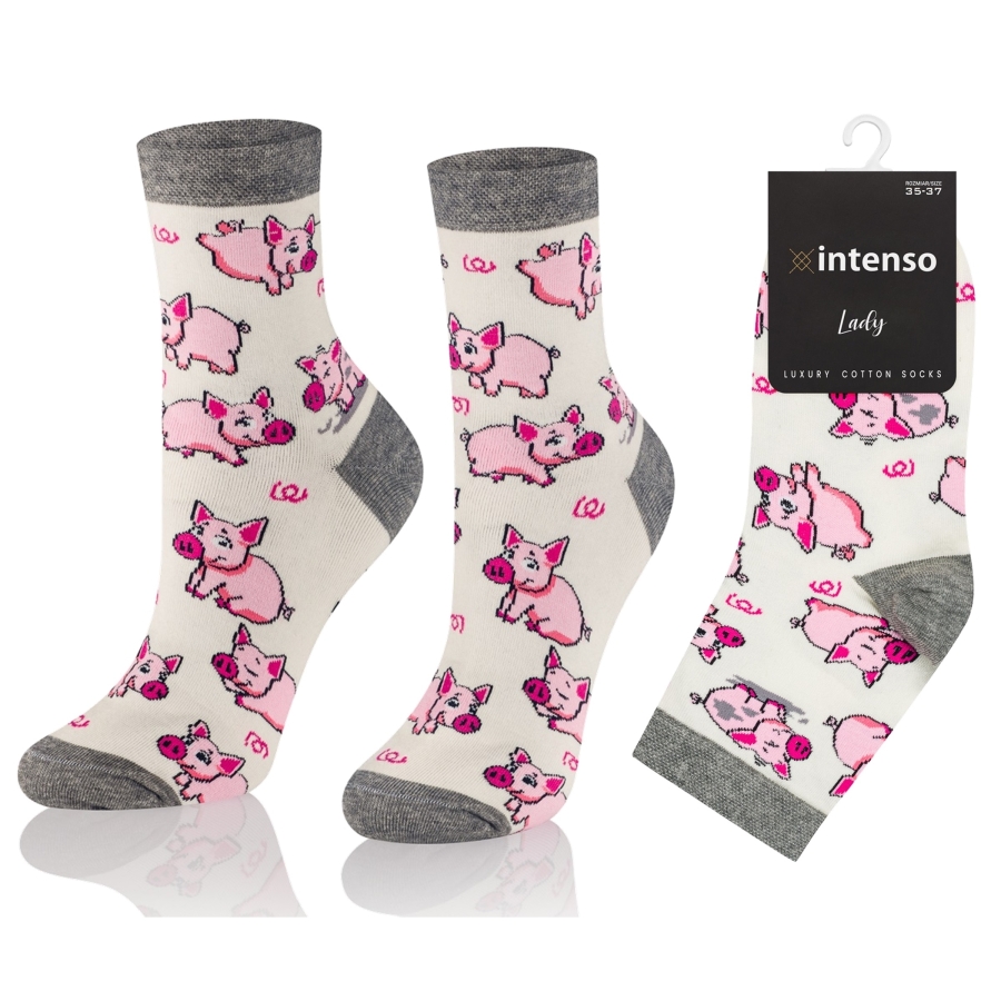 Skarpetki damskie we wzory Art. 0433 wz005