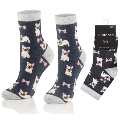 Skarpetki damskie we wzory Art. 0433 wz004