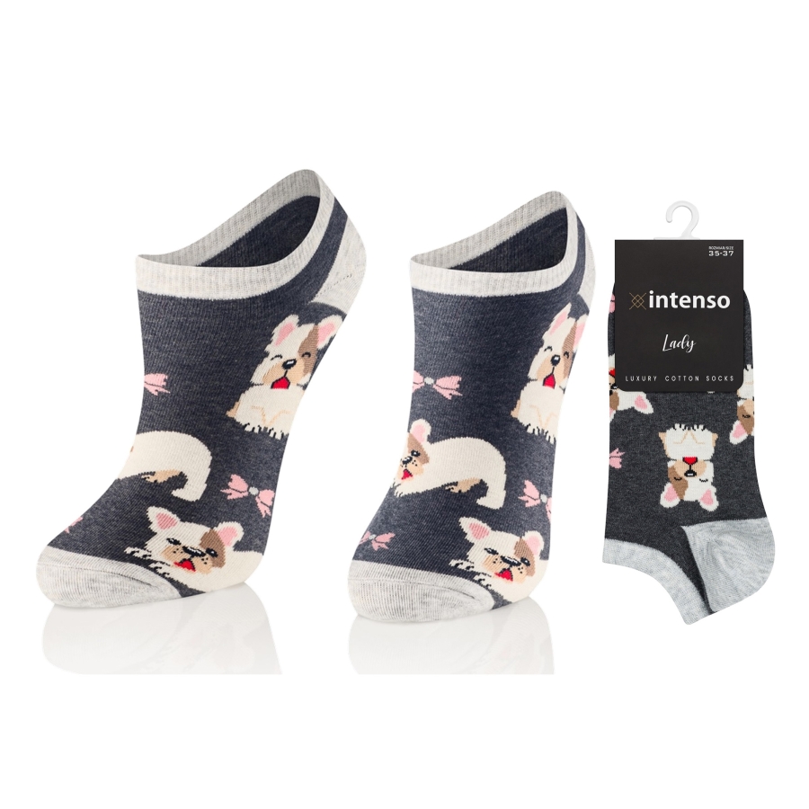 STOPKI DAMSKIE WZOROWANE ART. 013 KOL:004