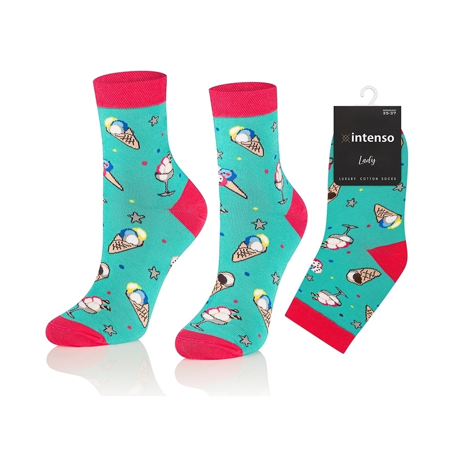 Skarpetki damskie we wzory Art. 0433 wz012