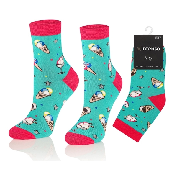 Skarpetki damskie we wzory Art. 0433 wz012