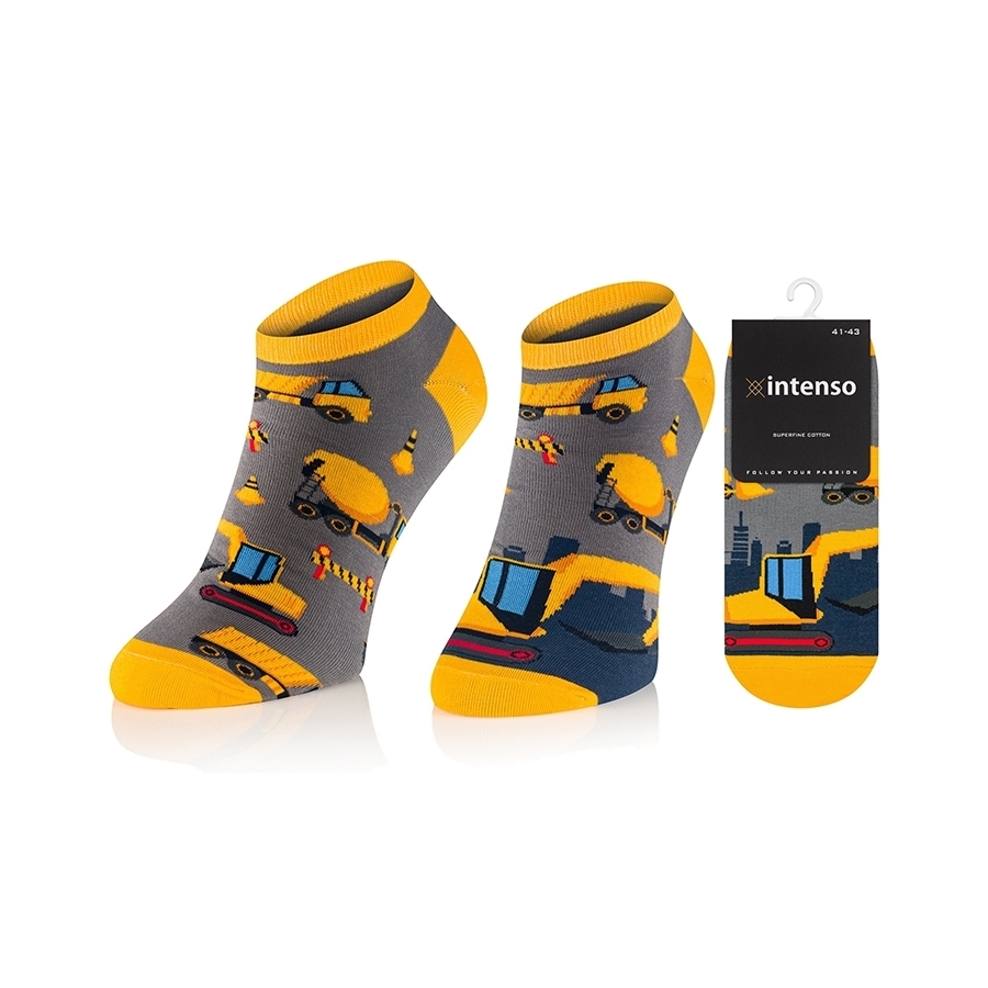 Stopki męskie Intenso we wzory art. 0563 wz003