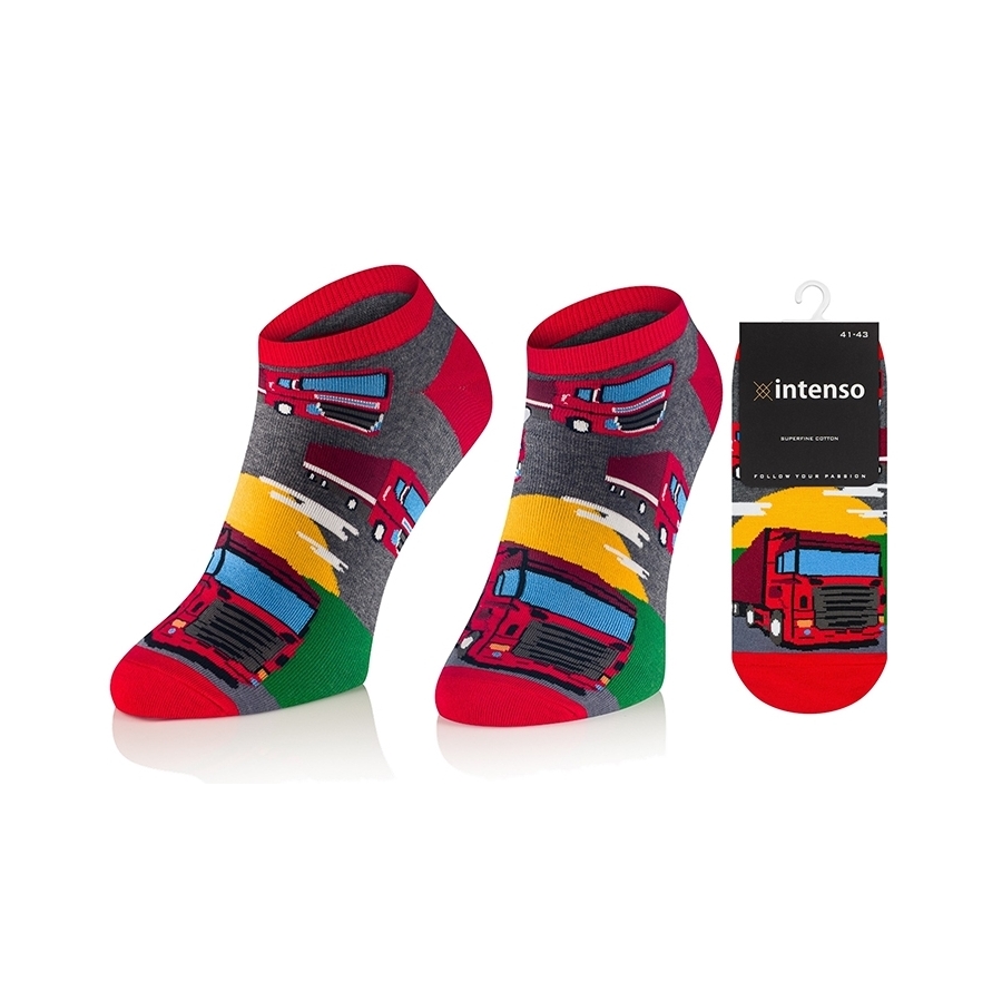 Stopki męskie Intenso we wzory art. 0563 wz004