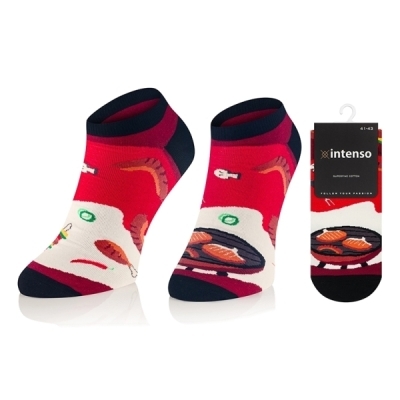 Stopki męskie Intenso we wzory art. 0563 wz006