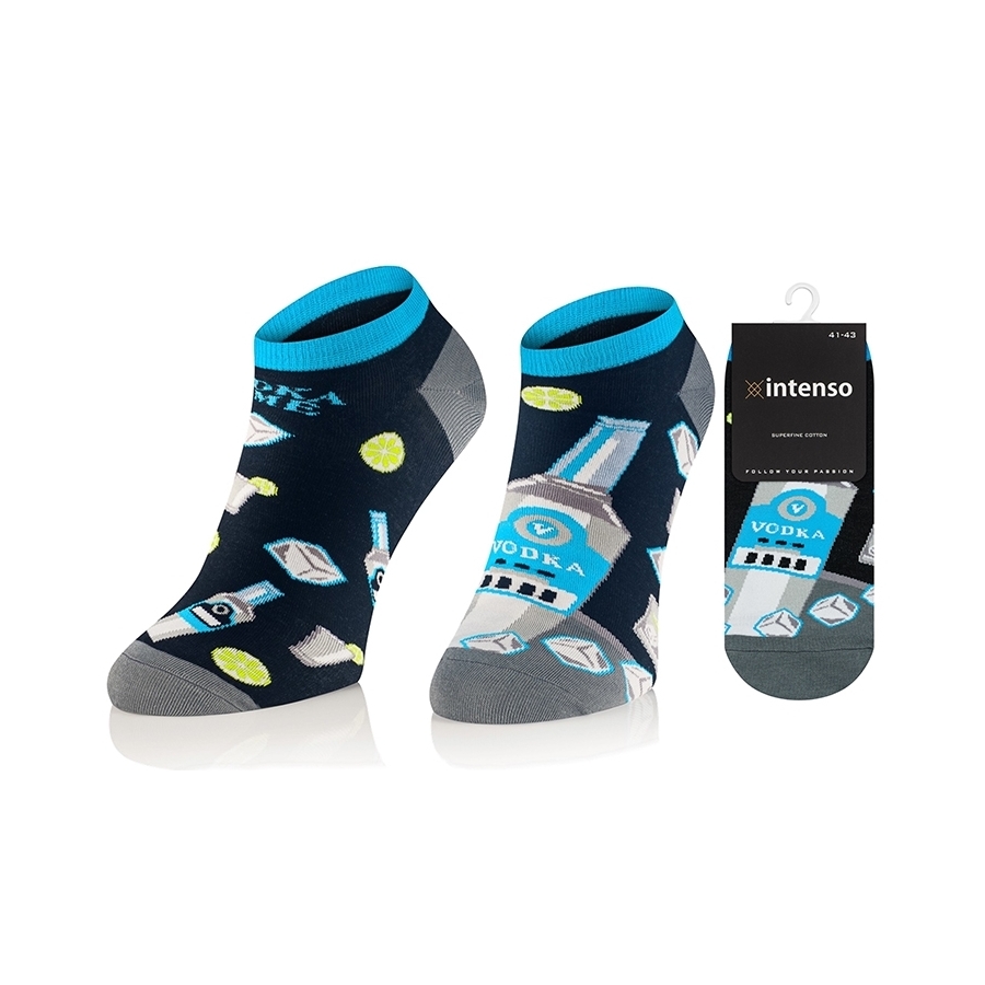 Stopki męskie Intenso we wzory art. 0563 wz008