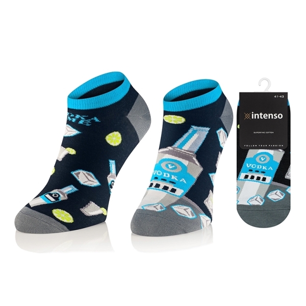 Stopki męskie Intenso we wzory art. 0563 wz008