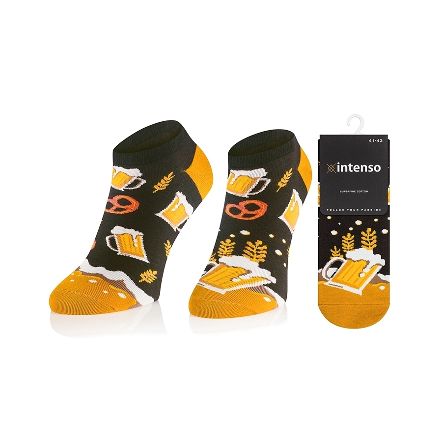 Stopki męskie Intenso we wzory art. 0563 wz010
