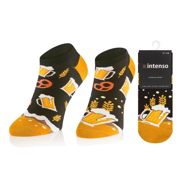 Stopki męskie Intenso we wzory art. 0563 wz010