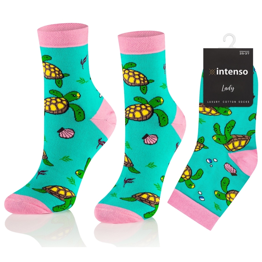 Skarpetki damskie we wzory Art. 0433 wz008