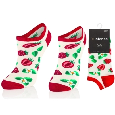 Intenso nízké dámské ponožky Jahody