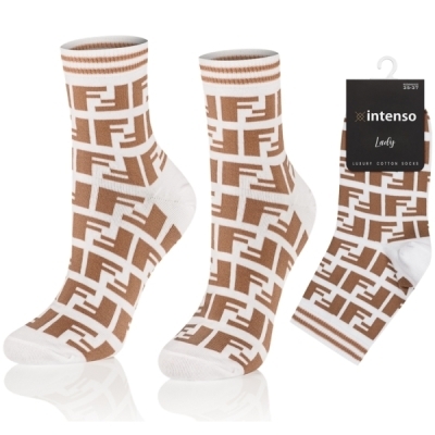 Skarpetki damskie Intenso Luxury art. 0471 wzór DD2471