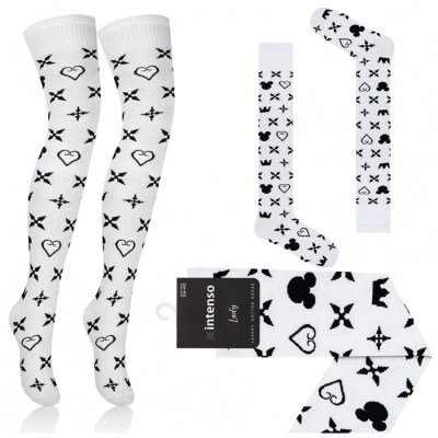 copy of ZAKOLANÓWKI DAMSKIE BAWEŁNIANE WE WZORY INTENSO ART. 372 WZ. 212