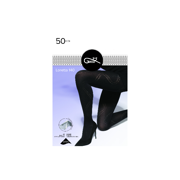 copy of SWEETY - RAJSTOPY DAMSKIE WZORZYSTE NERO