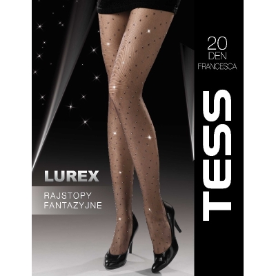 TESS Francesca dámské punčochové kalhoty 20 DEN - nero