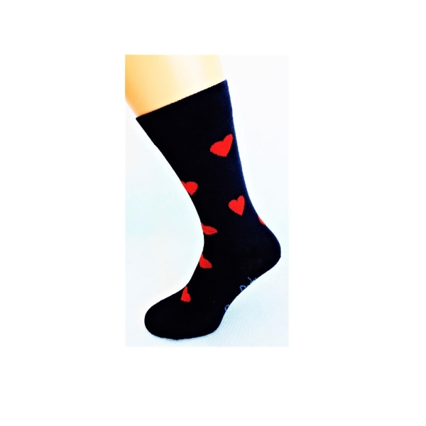 Crazysocks dámské vysoké ponožky Srdce
