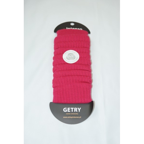 Intenso dámské vlněné návleky na nohy - tmavě růžové