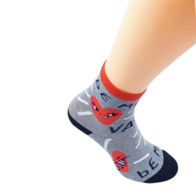 Krystjan dámské vysoké veselé ponožky Be mine Valentine