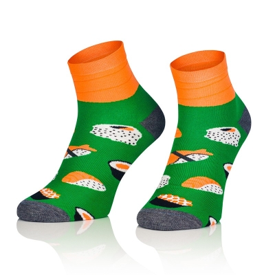 Intenso lýtkové veselé ponožky Sushi