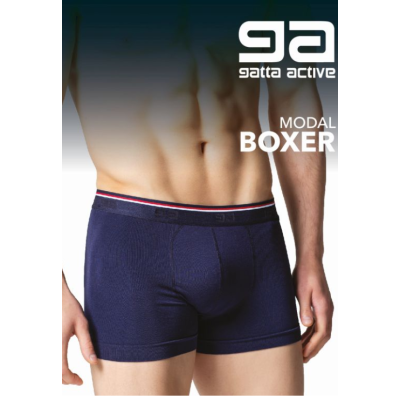 Gatta Active Modal Boxer - černé pánské boxerky