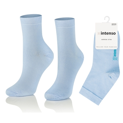 Intenso dámské lýtkové ponožky - světle modrá