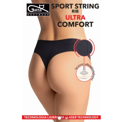 Gatta 41004S Sport String RIB Ultra Comfort Tanga