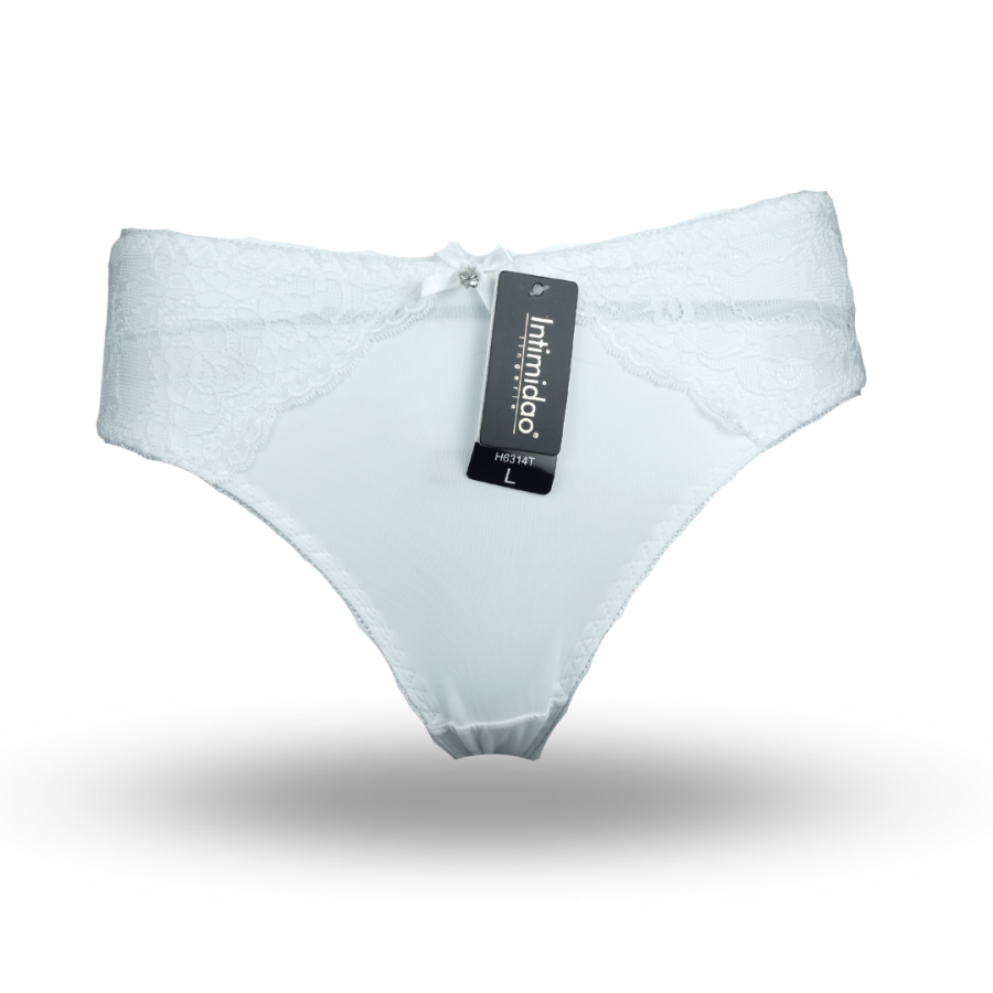 Intimidao H6314T krajkové kalhotky s mašličkou a ozdobou - různé barvy
