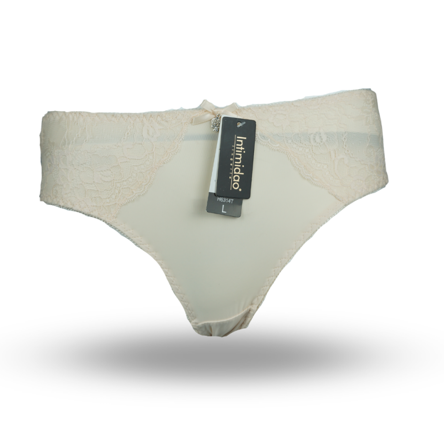 Intimidao H6314T krajkové kalhotky s mašličkou a ozdobou - různé barvy