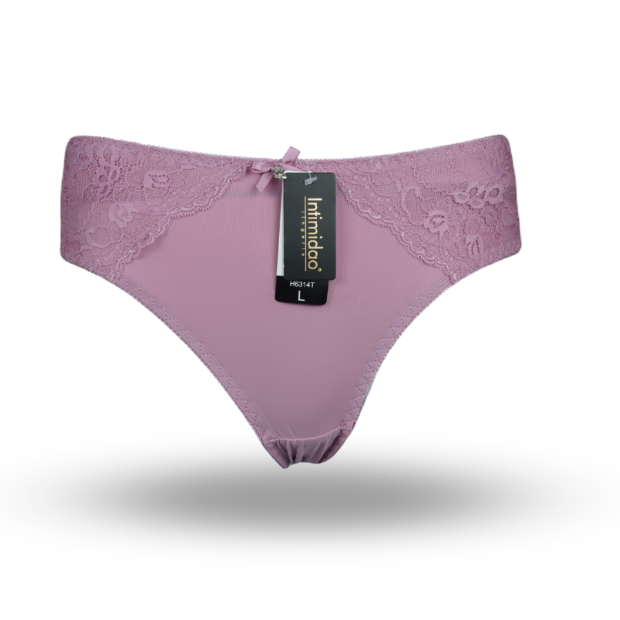 Intimidao H6314T krajkové kalhotky s mašličkou a ozdobou - různé barvy
