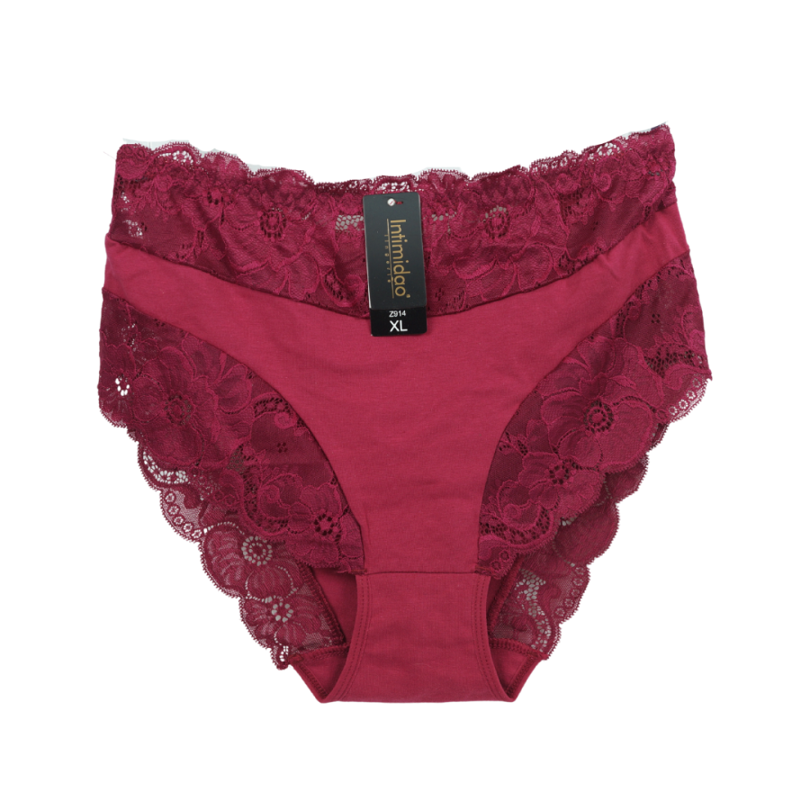 Intimidao Z914 krajkové kalhotky s vyšším pasem - různé barvy