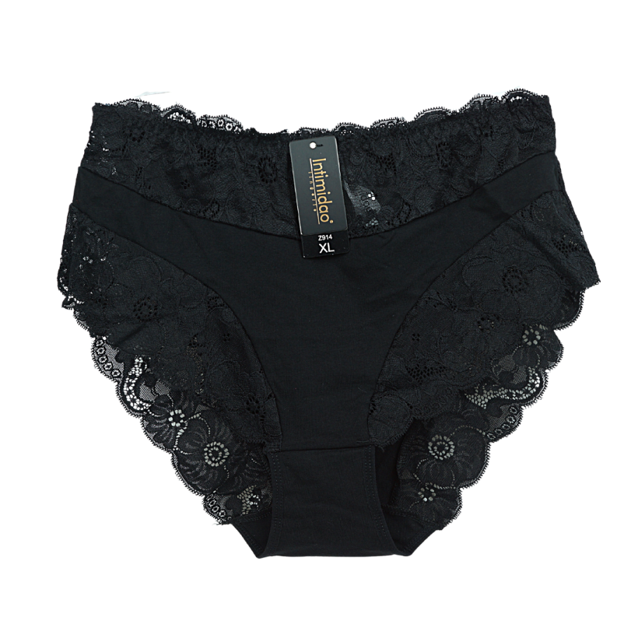 Intimidao Z914 krajkové kalhotky s vyšším pasem - různé barvy