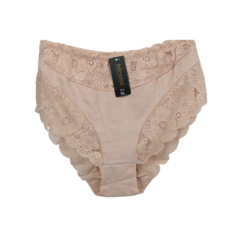 Intimidao Z914 krajkové kalhotky s vyšším pasem - různé barvy