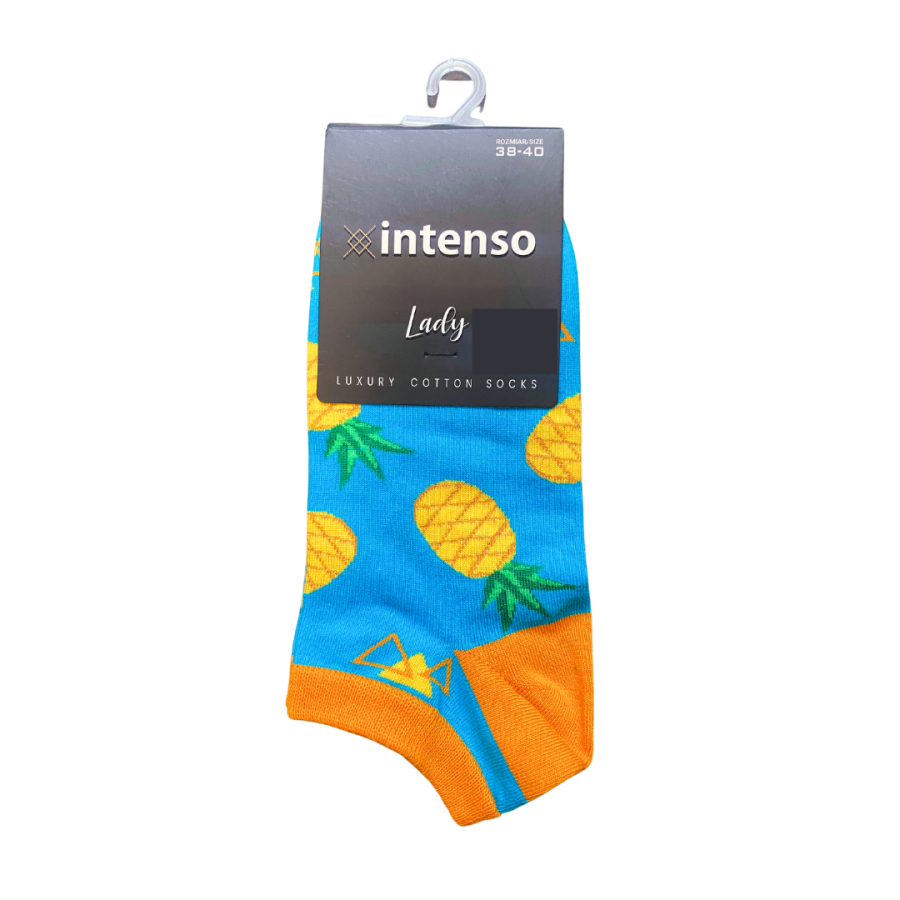 Intenso nízké veselé dámské ponožky Ananas
