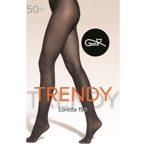 Gatta Loretta 159 dámské punčochové kalhoty 50 DEN - Nero