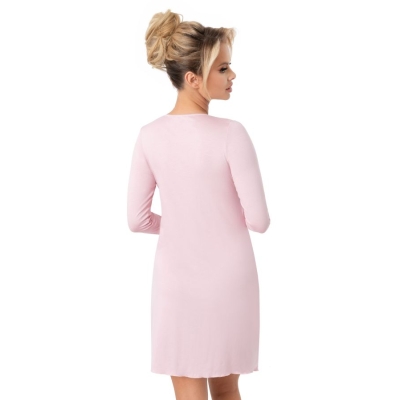 Donna Margo dámská noční košilka - Světle růžová, pudrová