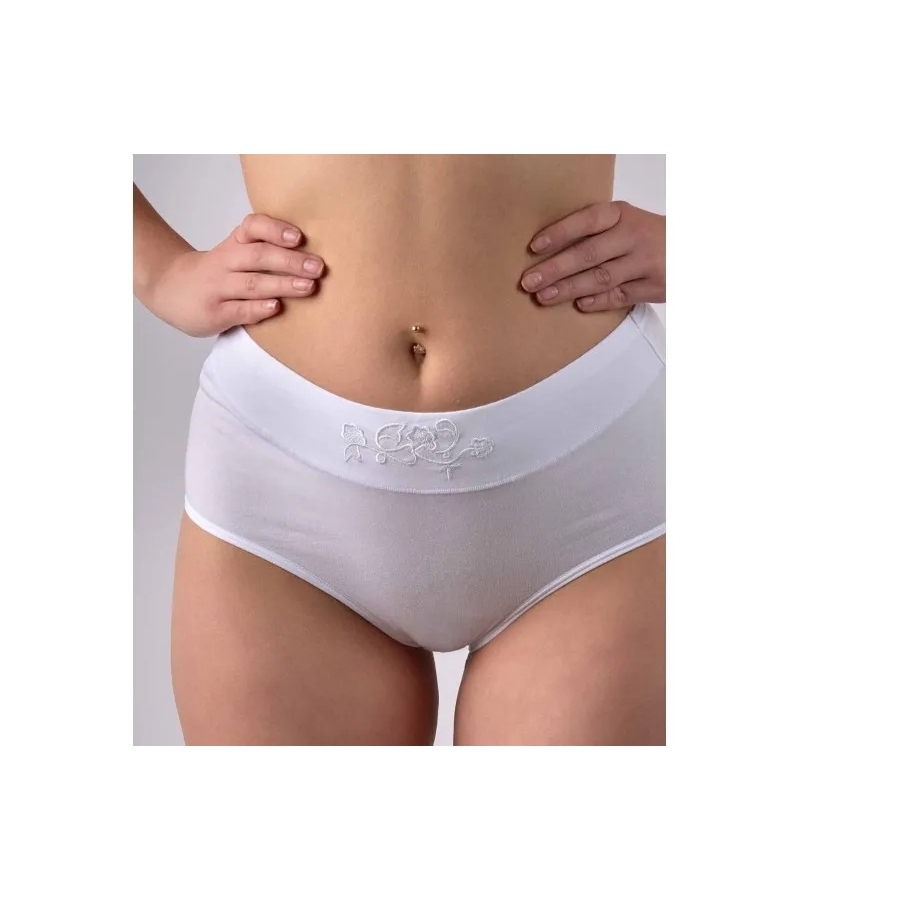 Intimidao Q7244S bavlněné kalhotky s vyšším pasem - různé barvy