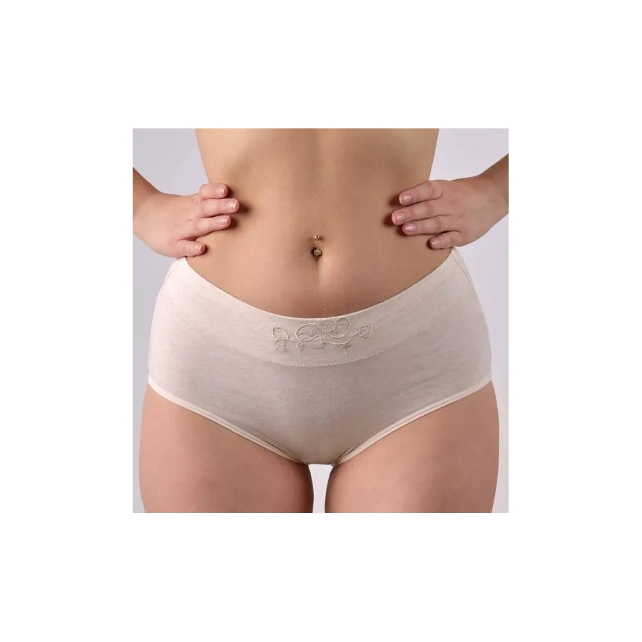 Intimidao Q7244S bavlněné kalhotky s vyšším pasem - různé barvy