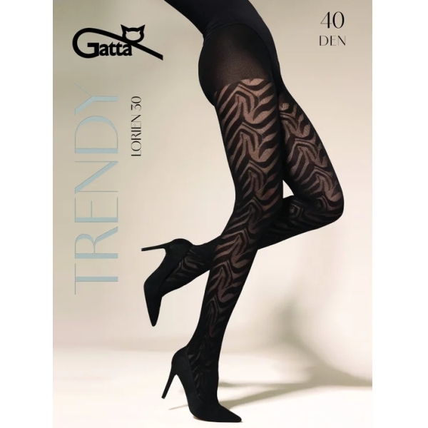 Gatta Lorien 30 dámské punčochové kalhoty 40 DEN - Nero