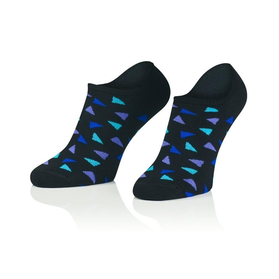 Intenso pánské nízké ponožky Bermudský trojúhelník - černé