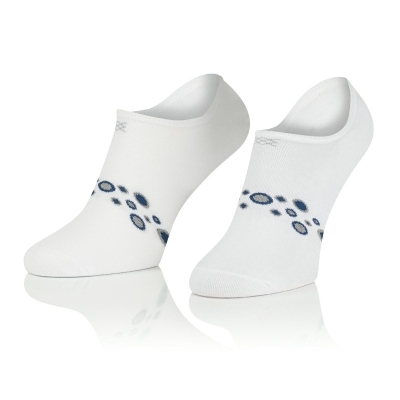 Intenso pánské nízké ponožky Disko - bílé