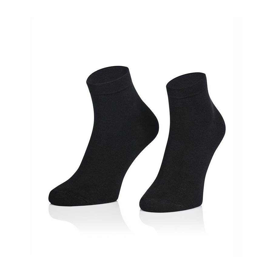 Krótkie skarpetki bawełniane gładkie - zakostki GRAFIT